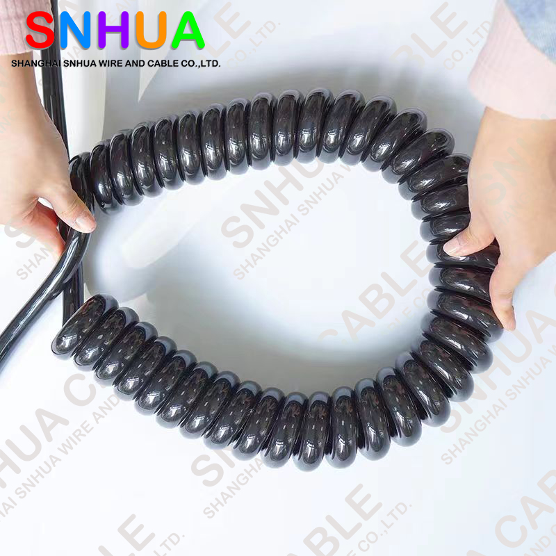 拉伸4米彈簧電纜 3*16+4*1.5mm2（起重行車設(shè)備）